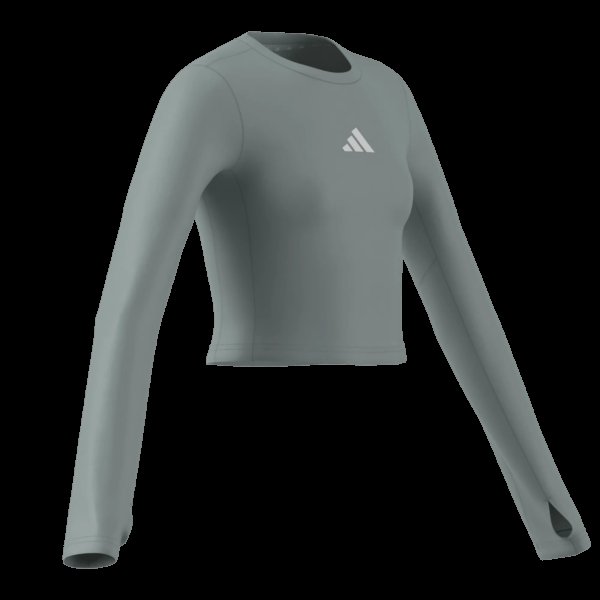 Dívčí tričko s dlouhým rukávem adidas JG TF CROP LS - foto 7