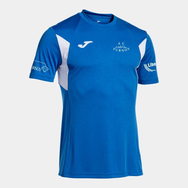 Tričko JOMA SHORT SLEEVE SHIRT WINNER III ROYAL WHITE - foto 0