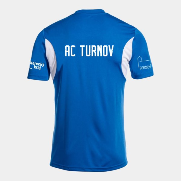 Tričko JOMA SHORT SLEEVE SHIRT WINNER III ROYAL WHITE - foto 1