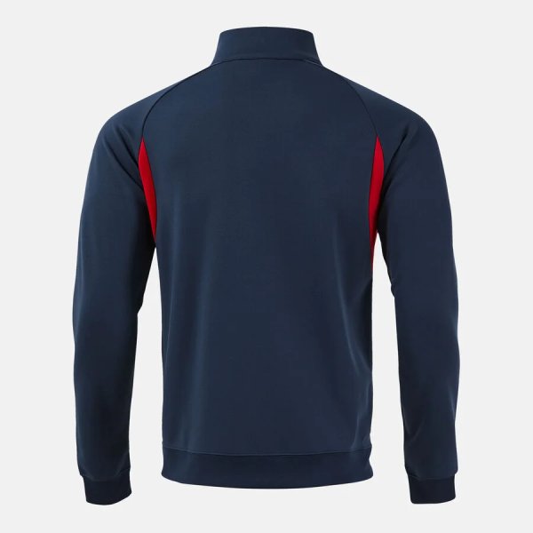 Pánská mikina JOMA CHAMPIONSHIP 20 FULL ZIP SWEATSHIRT DARK NAVY ROYAL BLUE - foto 1