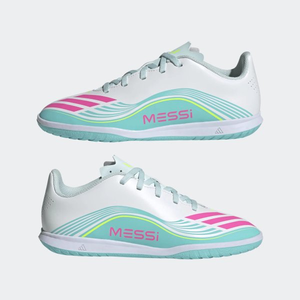 Dětské sálové kopačky adidas F50 MESSI CLUB IN J - foto 8