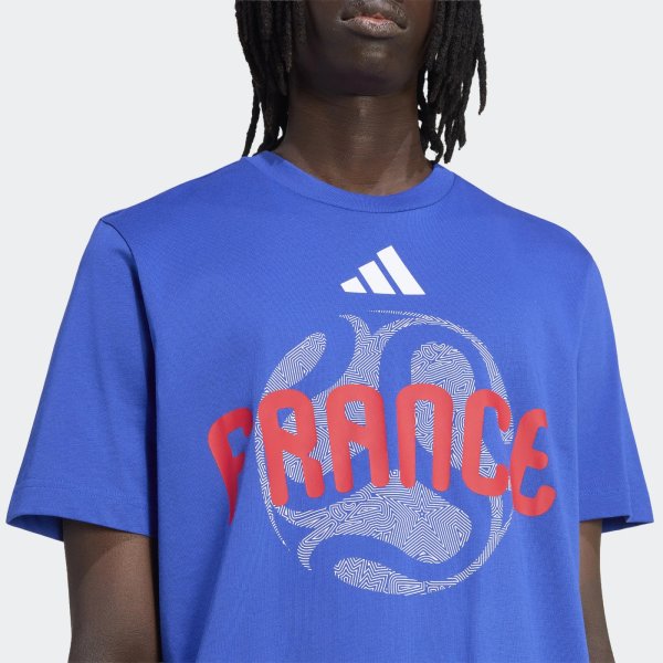 Pánské tričko adidas FRA OLP TEE - foto 4