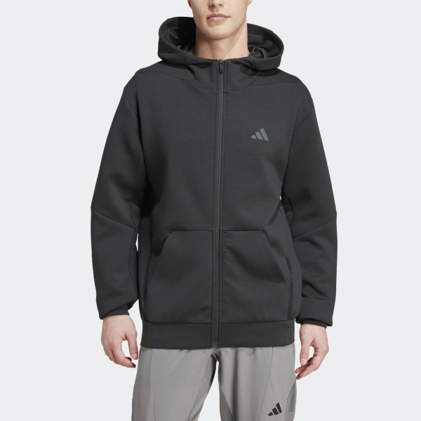 Pánská mikina adidas D4T FULL-ZIP HO - foto 3