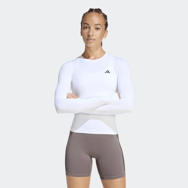 Dámské tričko s dlouhým rukávem adidas PL ESS C LS - foto 1