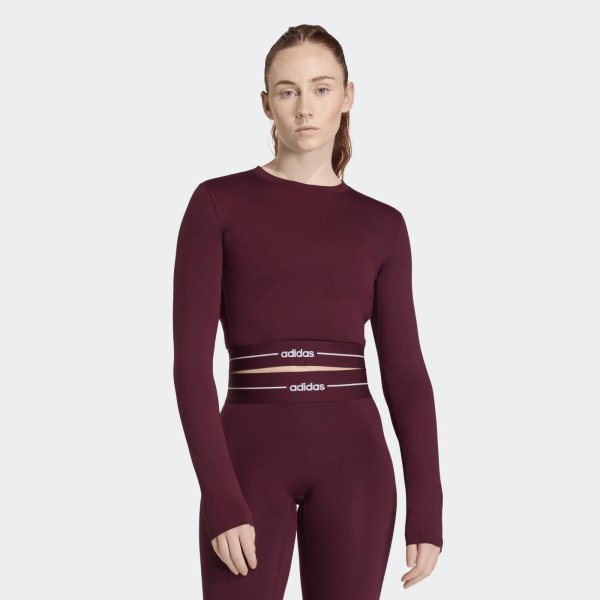 Dámské tričko s dlouhým rukávem adidas Q1 HYG LS - foto 1