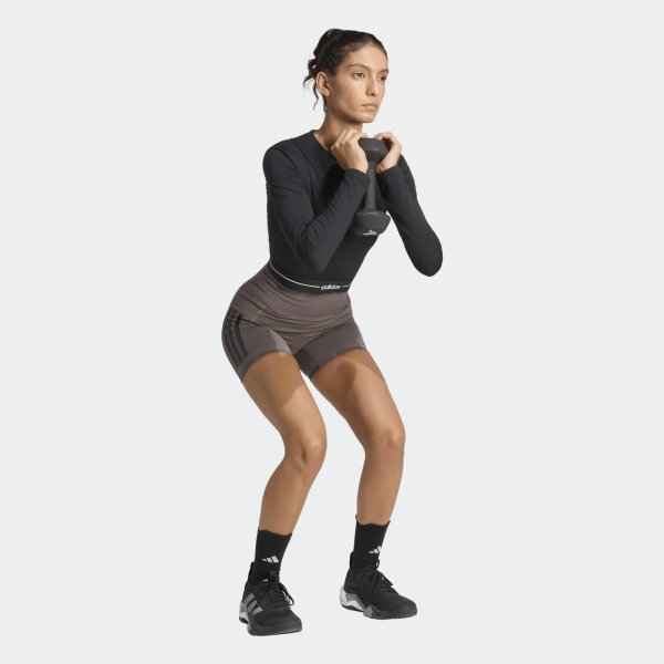Dámské tričko s dlouhým rukávem adidas Q1 HYG LS - foto 3