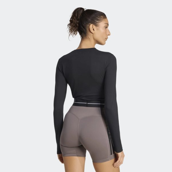 Dámské tričko s dlouhým rukávem adidas Q1 HYG LS - foto 2