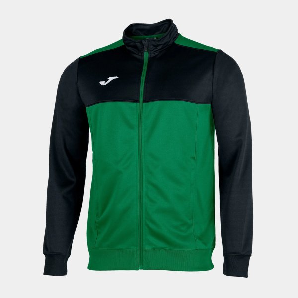 Pánská mikina JOMA JACKET WINNER GREEN-BLACK - foto 0