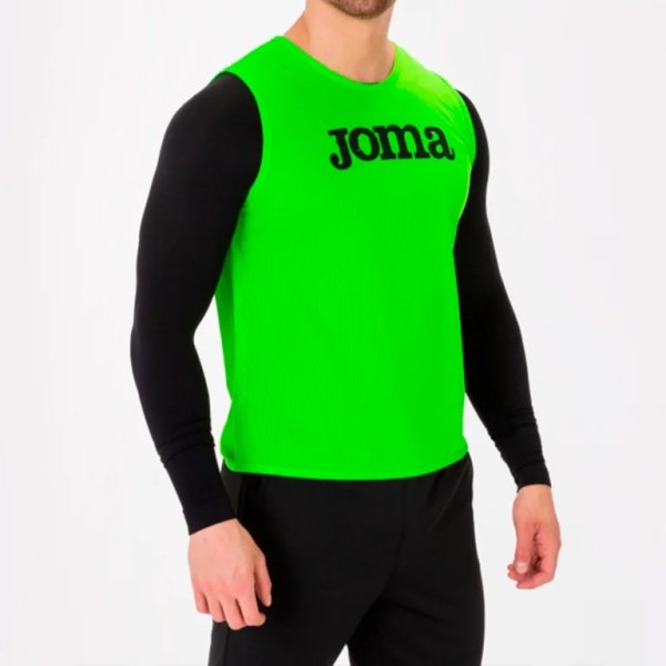 Pánské tílko JOMA TRAINING BIB FLUOR GREEN - foto 2