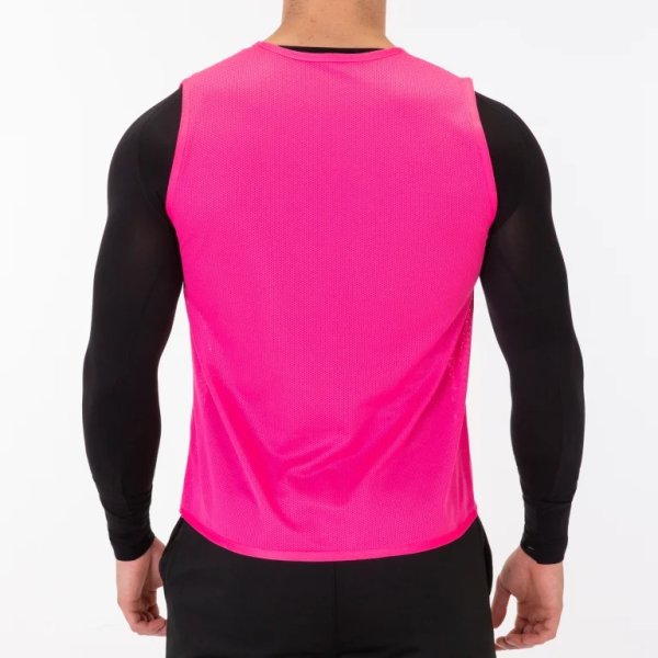 Pánské tílko JOMA TRAINING BIB FLUOR PINK - foto 3
