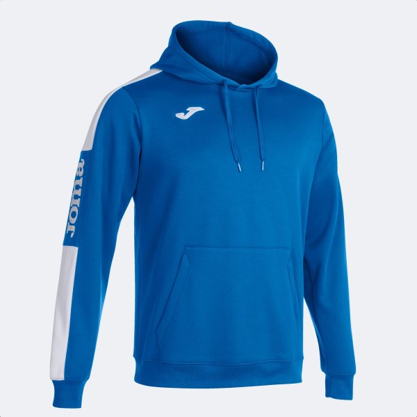Pánská mikina JOMA CHAMPIONSHIP IV HOODIE ROYAL WHITE - foto 0