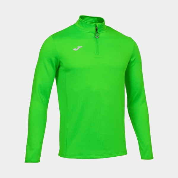 Pánská mikina JOMA SWEATSHIRT RUNNING NIGHT GREEN FLUORESCENT - foto 0