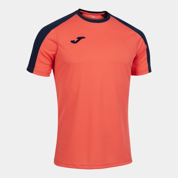 Pánské tričko JOMA ECO CHAMPIONSHIP SHORT SLEEVE T-SHIRT FLUOR ORANGE NAVY - foto 0