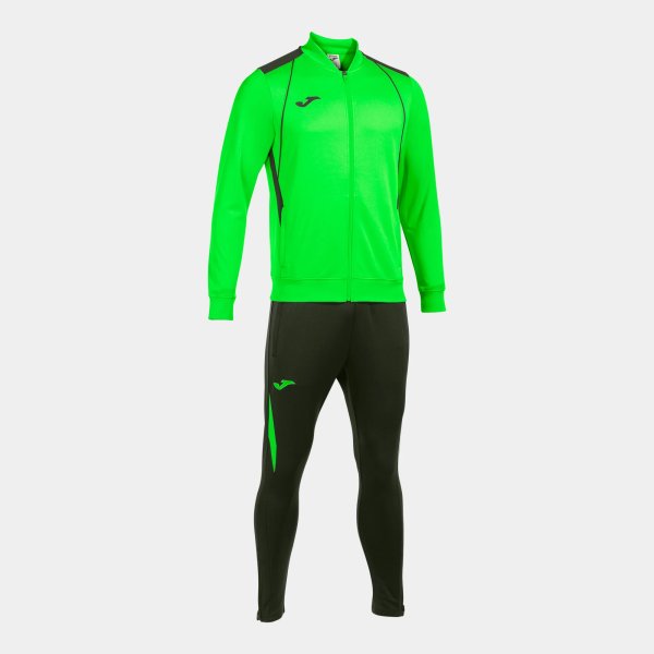Pánská souprava JOMA CHAMPIONSHIP VII TRACKSUIT FLUOR GREEN BLACK - foto 0