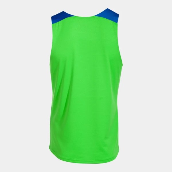 Pánské tílko JOMA ELITE X SLEEVELESS SHIRT FLUOR GREEN ROYAL - foto 1
