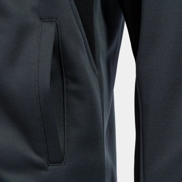 Pánská souprava JOMA DERBY TRACKSUIT ANTHRACITE BLACK - foto 3
