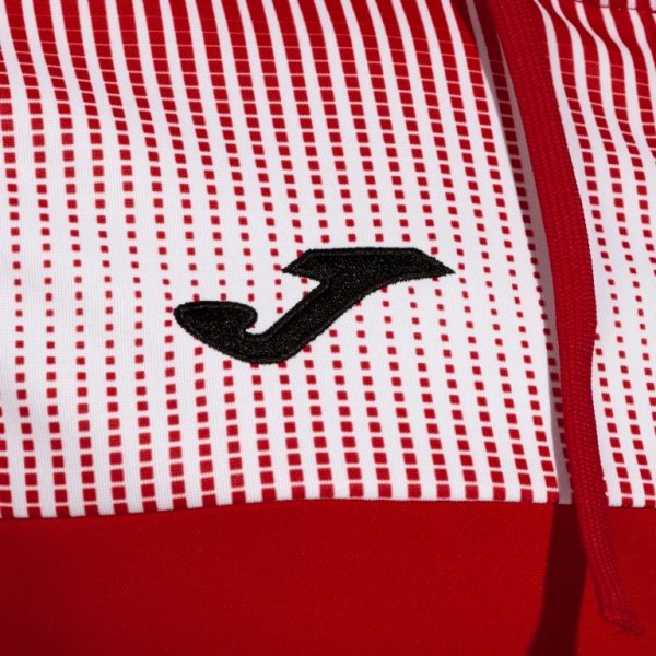 Pánská mikina JOMA SUPERNOVA IV ZIP-UP HOODIE RED WHITE - foto 2
