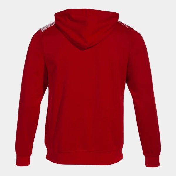 Pánská mikina JOMA SUPERNOVA IV ZIP-UP HOODIE RED WHITE - foto 1