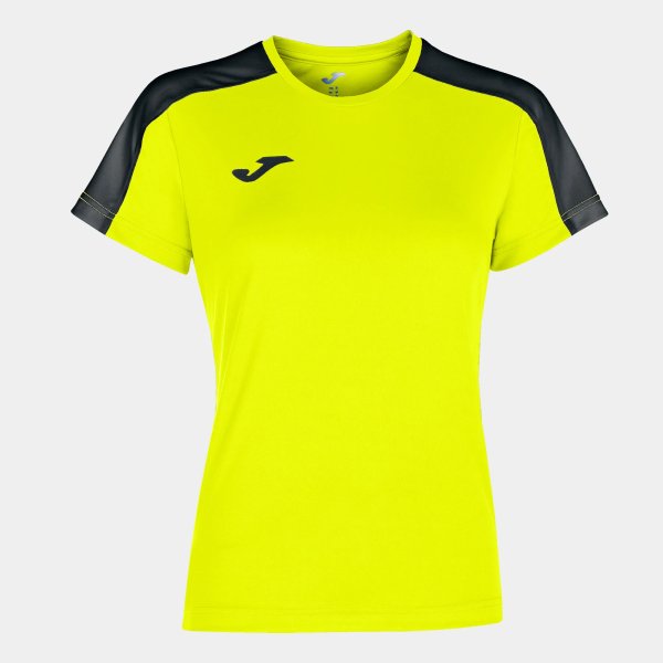 Dámské tričko JOMA ACADEMY T-SHIRT YELLOW FLUORO-BLACK M/C - foto 0