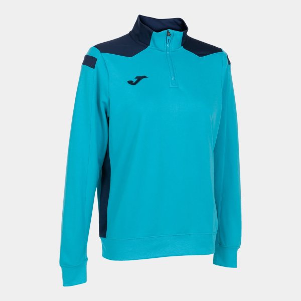 Dámská mikina JOMA SWEATSHIRT CHAMPIONSHIP VI TURQUOISE - foto 0