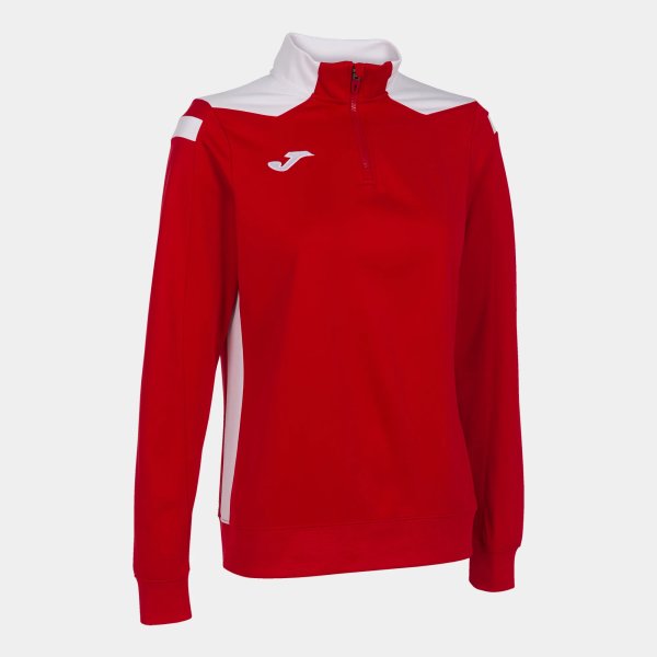 Dámská mikina JOMA CHAMPIONSHIP VI SWEATSHIRT RED WHITE - foto 0
