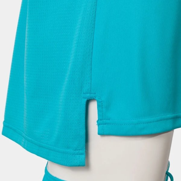 Dámské tílko JOMA ATLANTA TWO-PIECE TURQUOISE FLUORESCENT BLACK - foto 3