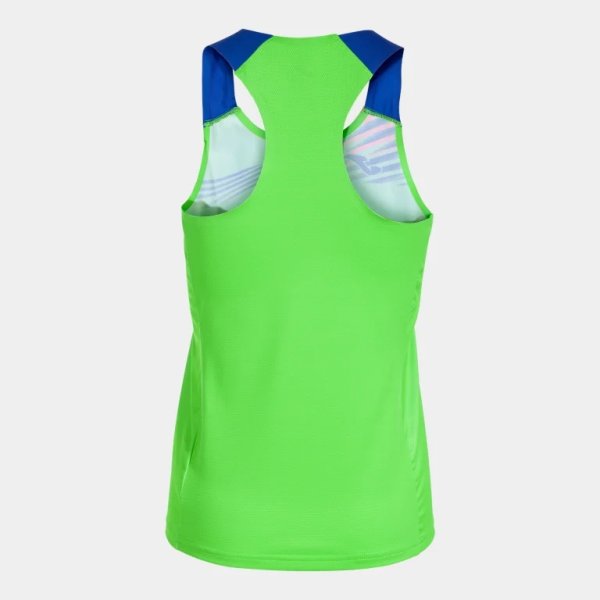 Dámské tričko JOMA ELITE X TANK TOP FLUOR GREEN ROYAL - foto 1