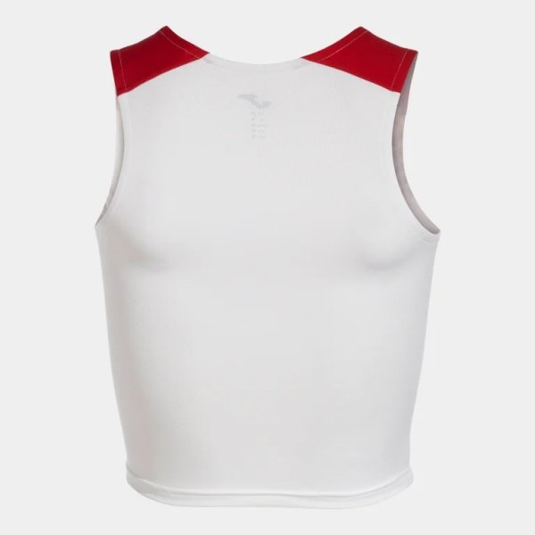Dámské tílko JOMA ELITE X TOP WHITE RED - foto 1