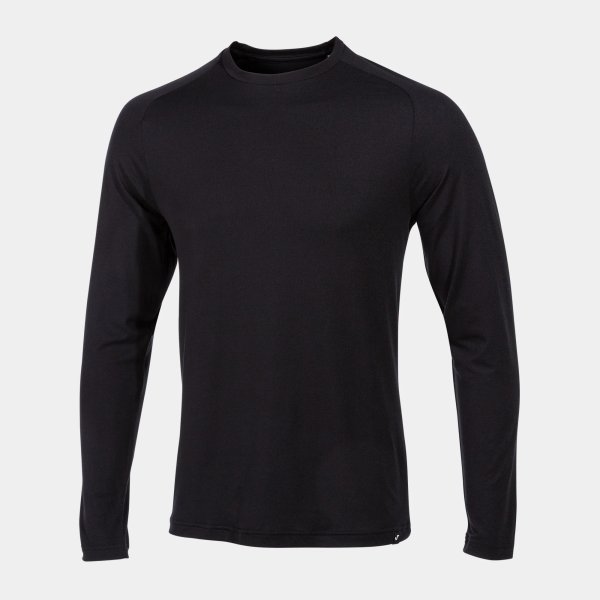 Pánská mikina JOMA EXPLORER LONG SLEEVE T-SHIRT BLACK - foto 0