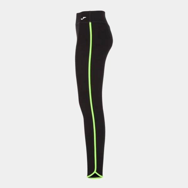 Dámské legíny JOMA COMBI TORNEO LONG TIGHTS BLACK FLUOR GREEN - foto 2