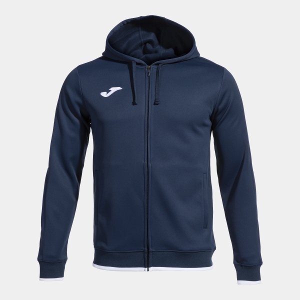 Pánská mikina JOMA OLIMPIADA ZIP-UP HOODIE NAVY - foto 0