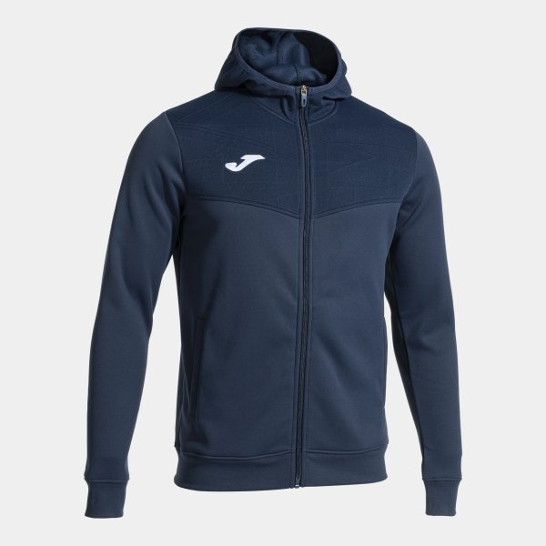 Pánská mikina JOMA CAMPUS STREET ZIP-UP HOODIE NAVY - foto 0