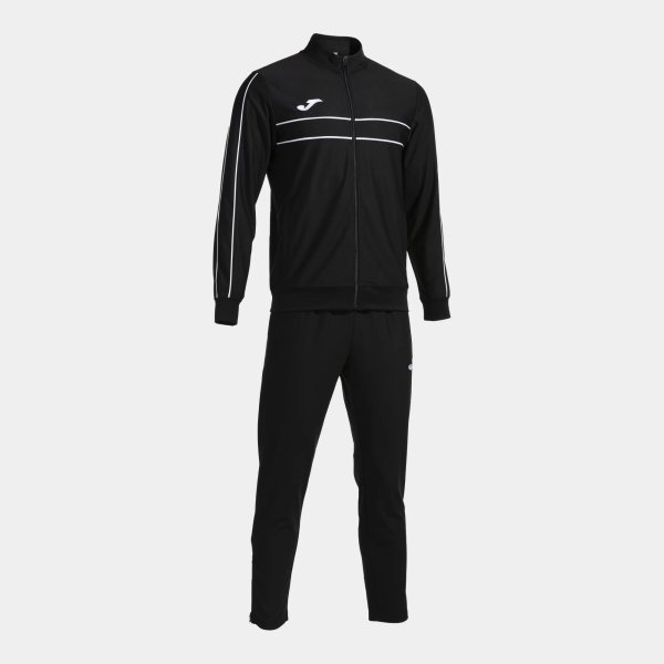 Pánská souprava JOMA VICTORY TRACKSUIT BLACK WHITE - foto 0