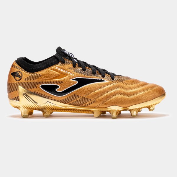 Pánské kopačky lisovky JOMA POWERFUL CUP 2418 GOLD BLACK FIRM GROUND - foto 0