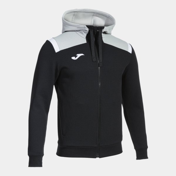 Pánská mikina JOMA TOLEDO  ZIP-UP HOODIE BLACK - foto 0