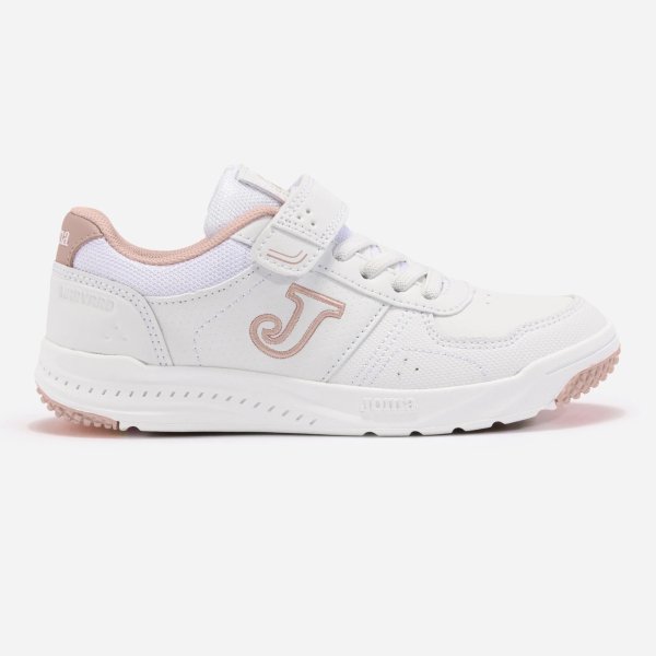 Dívčí tenisky JOMA W.HARVARD JR 2413 WHITE PINK - foto 0