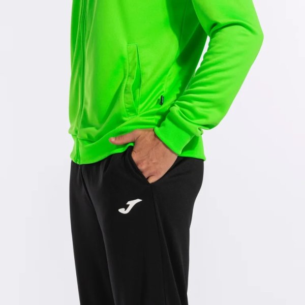 Pánská souprava JOMA PHOENIX II TRACKSUIT FLUOR GREEN BLACK - foto 7