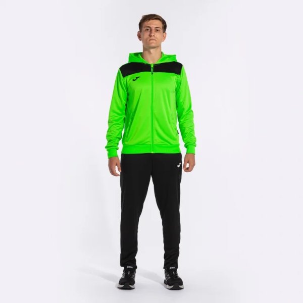 Pánská souprava JOMA PHOENIX II TRACKSUIT FLUOR GREEN BLACK - foto 2