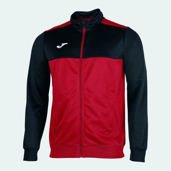 Pánská mikina JOMA JACKET WINNER RED-YELLOW - foto 0