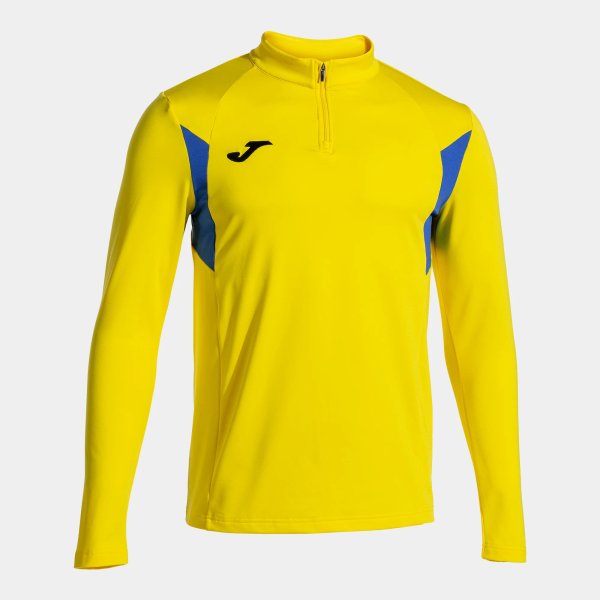 Pánská mikina JOMA WINNER III SWEATSHIRT YELLOW-ROYAL BLUE - foto 0