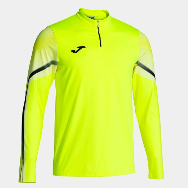 Pánská mikina JOMA ELITE XI SWEATSHIRT FLUOR YELLOW BLACK - foto 0