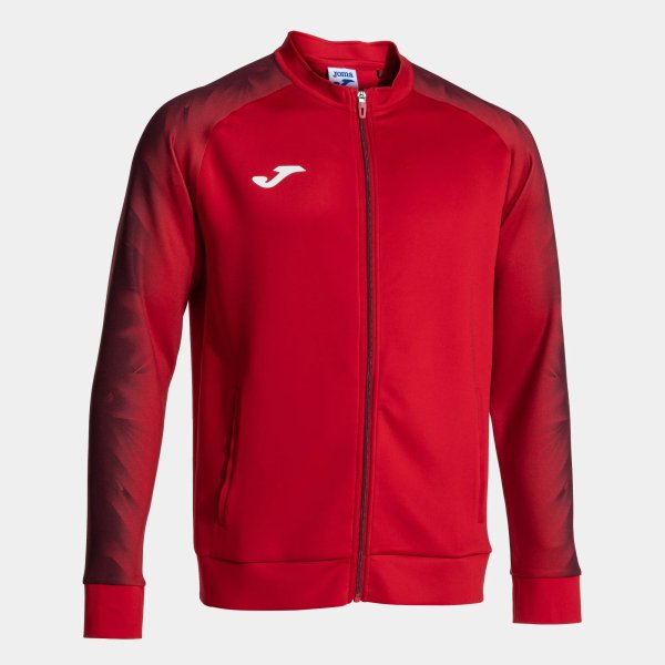 Pánská mikina JOMA ELITE XI FULL ZIP SWEATSHIRT RED - foto 0