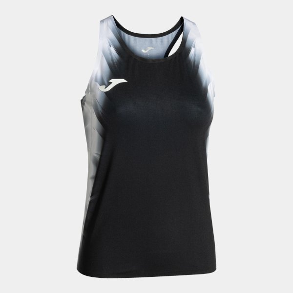 Dámské tílko JOMA ELITE XI TANK TOP BLACK WHITE - foto 0