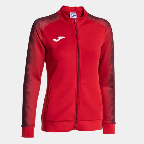 Dámská mikina JOMA ELITE XI FULL ZIP SWEATSHIRT RED - foto 0