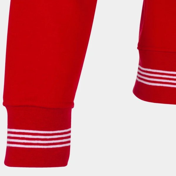 Pánská mikina JOMA CAMPUS III HOODED JACKET RED - foto 9