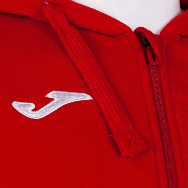 Pánská mikina JOMA CAMPUS III HOODED JACKET RED - foto 7