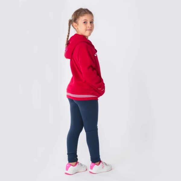 Pánská mikina JOMA CAMPUS III HOODED JACKET RED - foto 5