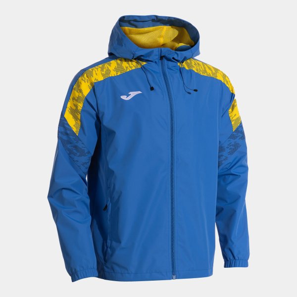 Pánská bunda JOMA CHAMPIONS VIII RAINCOAT ROYAL BLUE YELLOW - foto 0