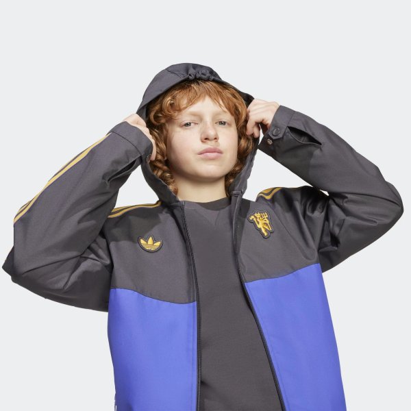Dětská mikina adidas MUFC ICON PARKY - foto 4