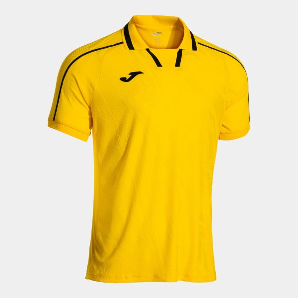Pánské tričko JOMA SHORT SLEEVE T-SHIRT YELLOW BLACK - foto 0